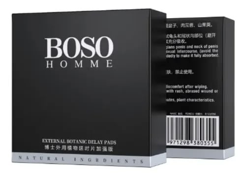 BOSO Homme – Parches Botánicos de Uso Externo